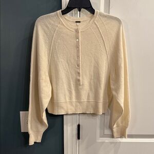 Free People Porta Cashmere Henley
